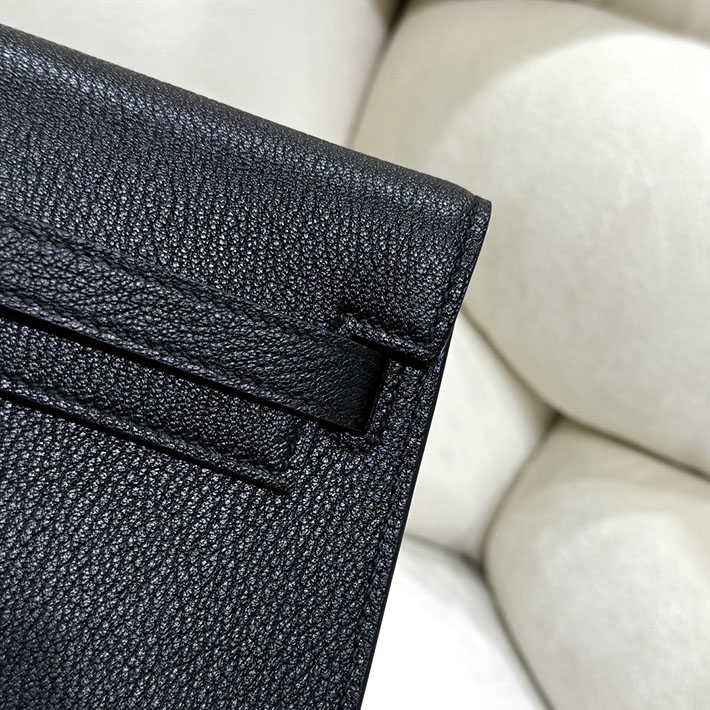 エルメスコピー通販 HERMES ケリーエラン 黒 ブラック シェブルミゾル シルバー金具 ケリーエラン H085885CK89 ケリーエラン 黒 - 画像 (9)