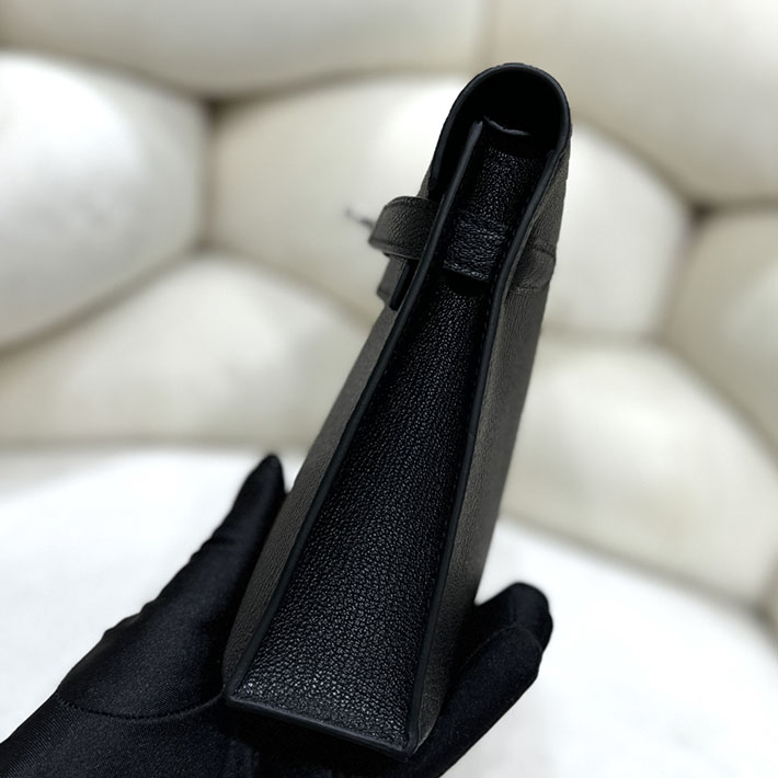 エルメスコピー通販 HERMES ケリーエラン 黒 ブラック シェブルミゾル シルバー金具 ケリーエラン H085885CK89 ケリーエラン 黒 - 画像 (8)