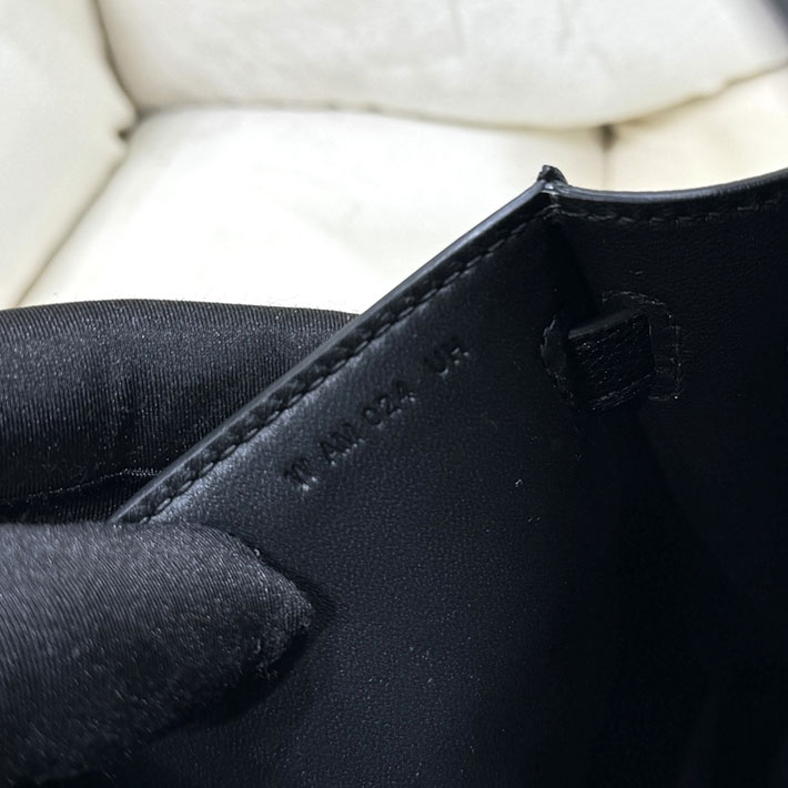 エルメスコピー通販 HERMES ケリーエラン 黒 ブラック シェブルミゾル シルバー金具 ケリーエラン H085885CK89 ケリーエラン 黒 - 画像 (3)