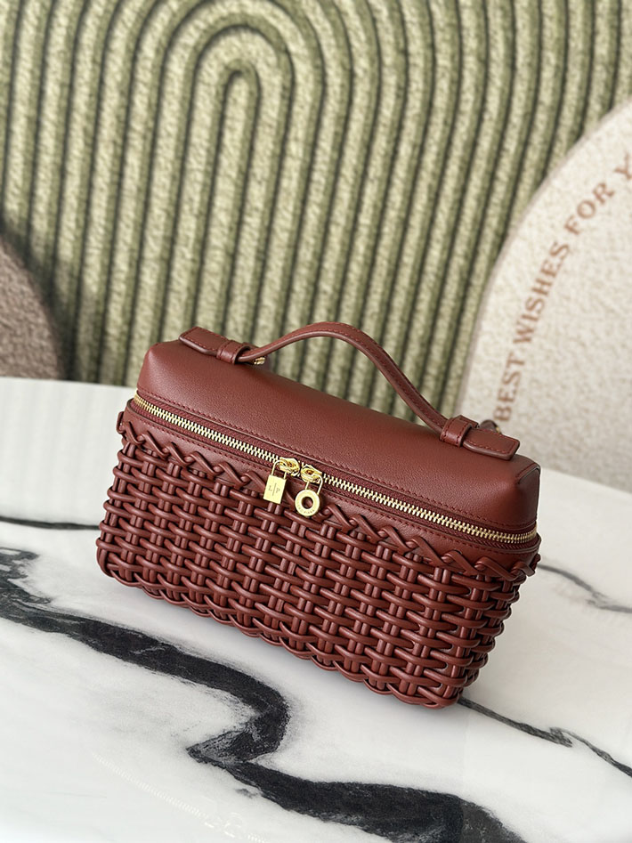 最高級ロロピアーナスーパーコピー Loro piana エクストラ・ポケット・ポーチ L19 アズキビーンズ 2634404 ロロピアーナ バッグ L19 - 画像 (5)