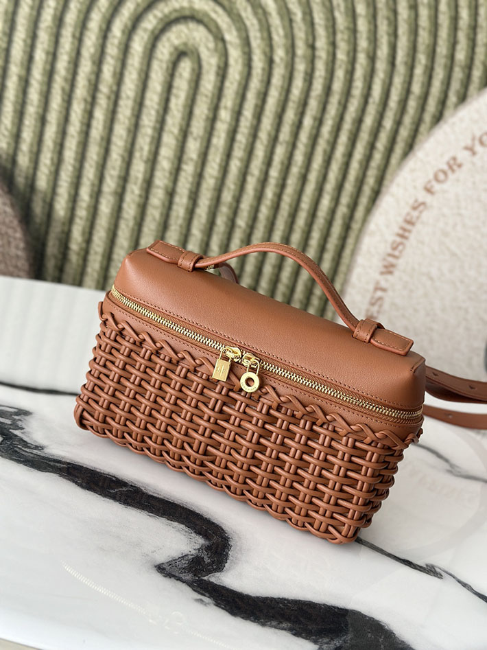 最高級ロロピアーナスーパーコピー Loro piana エクストラ・ポケット・ポーチ L19 ブラウン 2634407 ロロピアーナ バッグ レディース - 画像 (4)