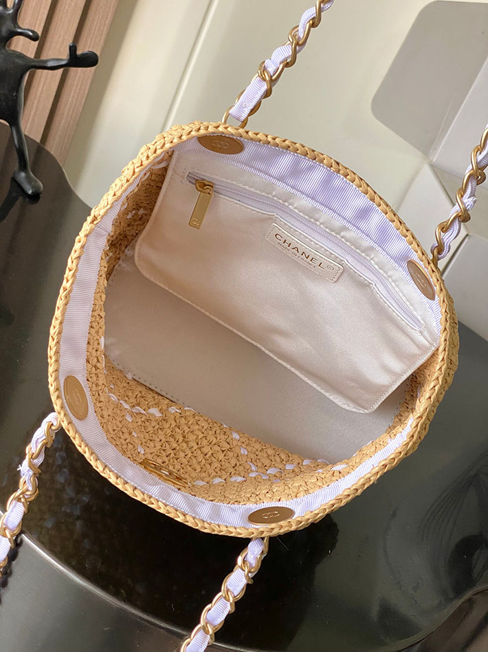 シャネル 新作バッグ 2026 CHANEL スモールショッピングバッグ ベージュ ホワイト AS5811 B22059 U6018 シャネル トートバッグ 新作 2026 - 画像 (2)