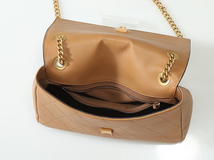 最高級トリーバーチスーパーコピー TORY BURCH チャーリー キルト ショルダーバッグ pecan 185828 トリーバーチ バッグ レディース - 画像 (4)
