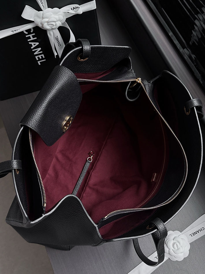 シャネル 新作バッグ 2026 CHANEL ラージ ショッピング バッグ 2026新作 ブラック AS6245-B24024-94305 シャネル トートバッグ 公式 - 画像 (4)