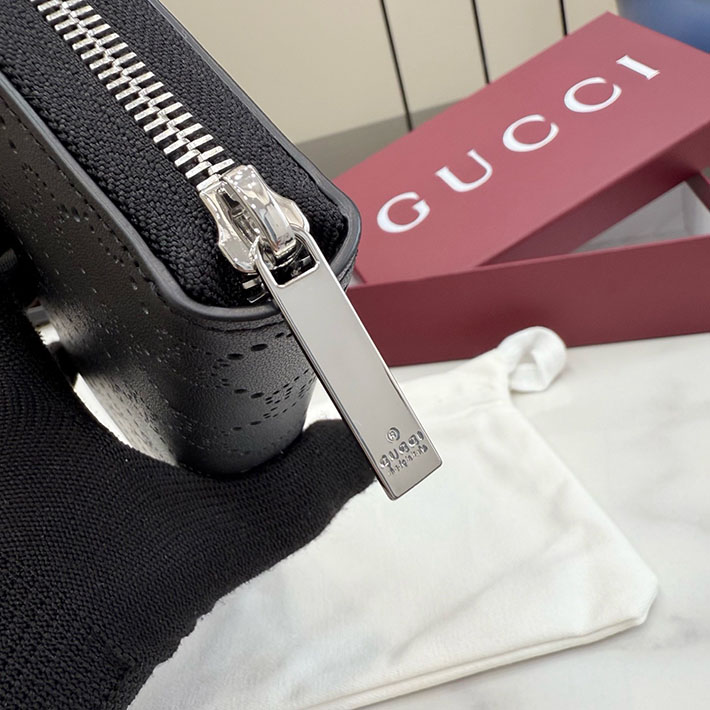 グッチ 財布 アウトレット GUCCI アリア ジップアラウンドウォレット ブラック 875952 AAGTU 1000 グッチ 長財布 メンズ 人気 - 画像 (3)