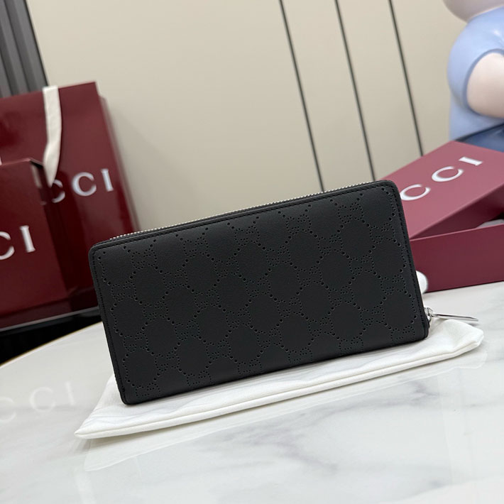グッチ 財布 アウトレット GUCCI アリア ジップアラウンドウォレット ブラック 875952 AAGTU 1000 グッチ 長財布 メンズ 人気 - 画像 (10)