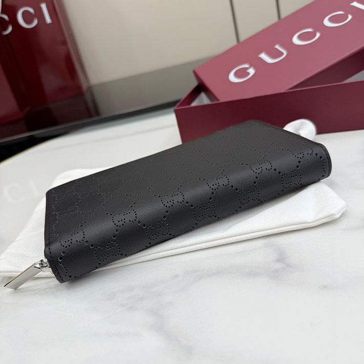 グッチ 財布 アウトレット GUCCI アリア ジップアラウンドウォレット ブラック 875952 AAGTU 1000 グッチ 長財布 メンズ 人気 - 画像 (9)
