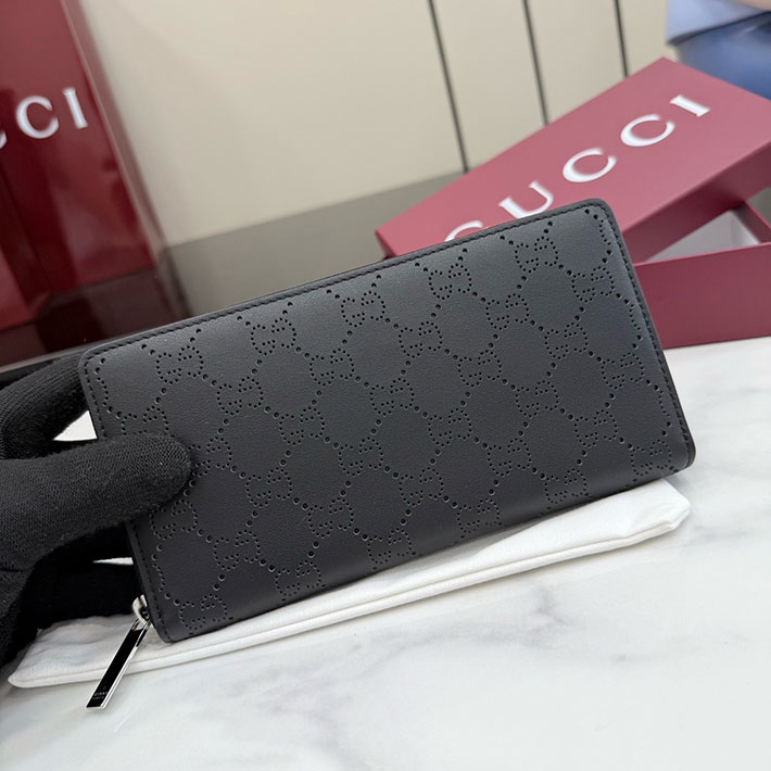 グッチ 財布 アウトレット GUCCI アリア ジップアラウンドウォレット ブラック 875952 AAGTU 1000 グッチ 長財布 メンズ 人気 - 画像 (8)