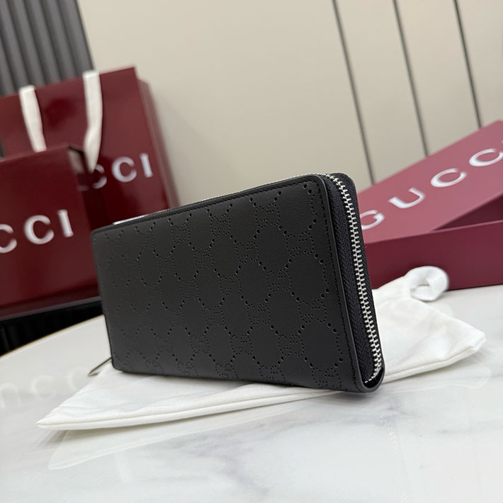 グッチ 財布 アウトレット GUCCI アリア ジップアラウンドウォレット ブラック 875952 AAGTU 1000 グッチ 長財布 メンズ 人気 - 画像 (7)
