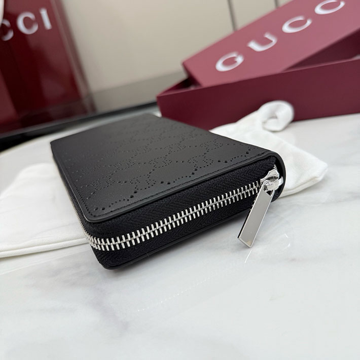 グッチ 財布 アウトレット GUCCI アリア ジップアラウンドウォレット ブラック 875952 AAGTU 1000 グッチ 長財布 メンズ 人気 - 画像 (6)