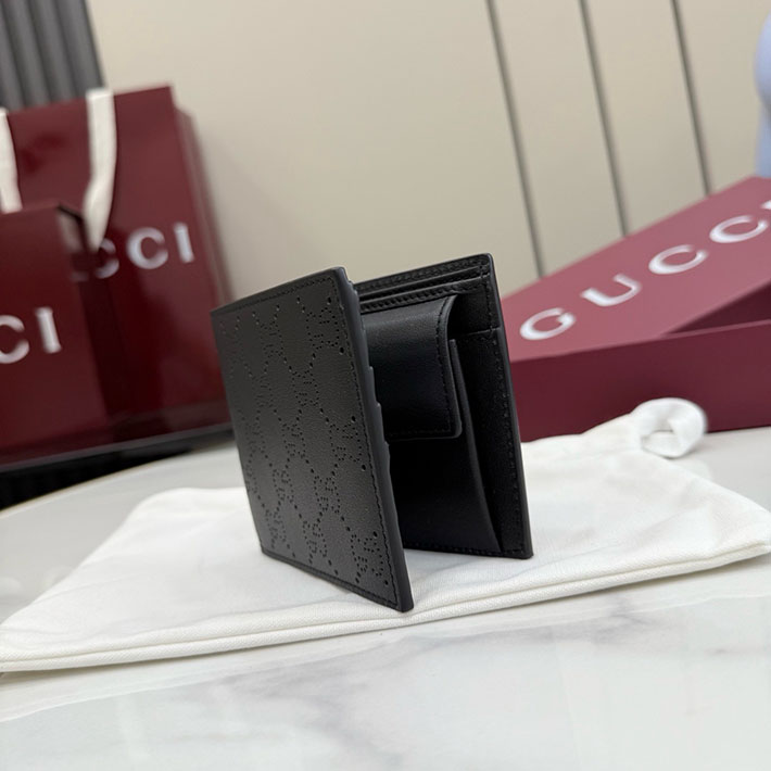 グッチ 財布 アウトレット GUCCI アリア コインウォレット ブラック 875933 AAGTU 1000 グッチ 財布 メンズ 二つ折り - 画像 (3)