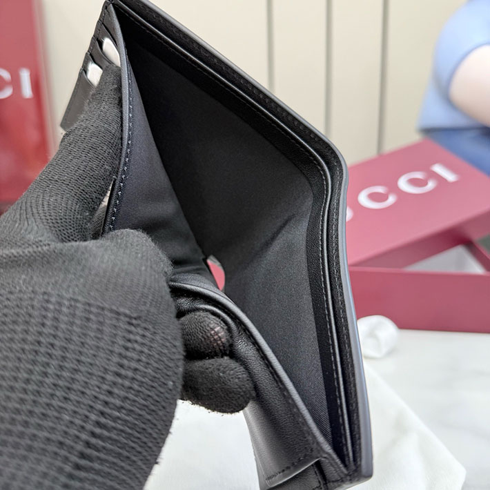 グッチ 財布 アウトレット GUCCI アリア コインウォレット ブラック 875933 AAGTU 1000 グッチ 財布 メンズ 二つ折り - 画像 (6)