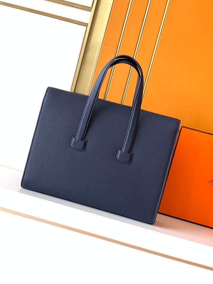 エルメスコピー通販 HERMES サック ア デペッシュ ビジネスバッグ ブルーロイヤル トゴ シルバー金具 H085721CKO8 サックアデペッシュ38 定価 - 画像 (9)