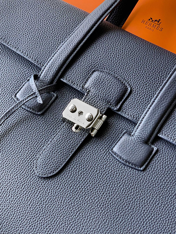 エルメスコピー通販 HERMES サック ア デペッシュ ビジネスバッグ ブルーロイヤル トゴ シルバー金具 H085721CKO8 サックアデペッシュ38 定価 - 画像 (6)