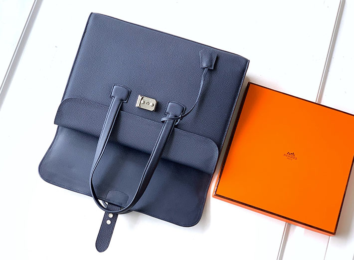 エルメスコピー通販 HERMES サック ア デペッシュ ビジネスバッグ ブルーロイヤル トゴ シルバー金具 H085721CKO8 サックアデペッシュ38 定価 - 画像 (4)
