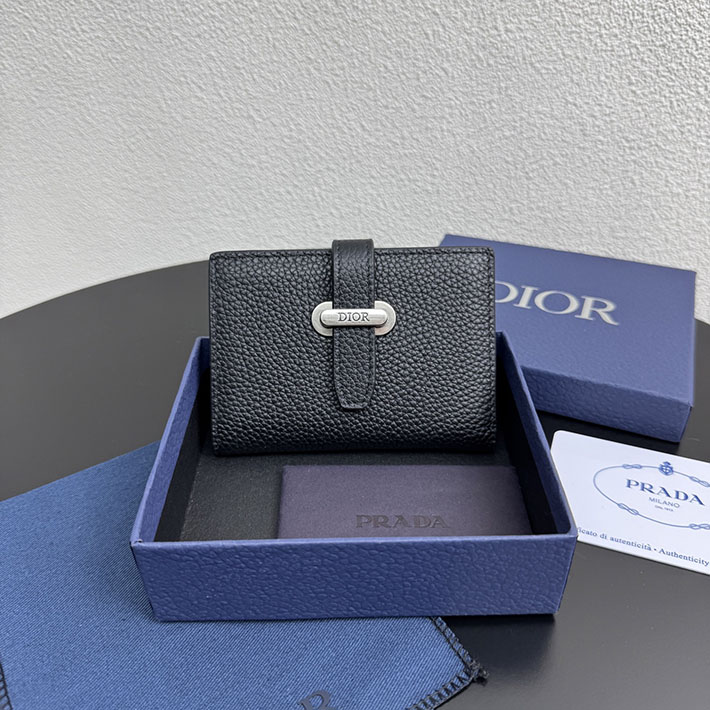 最高級ディオールスーパーコピー Dior メンズ ファスナー二つ折りカードケース ブラック 2634454 ディオール カードケース メンズ - 画像 (9)