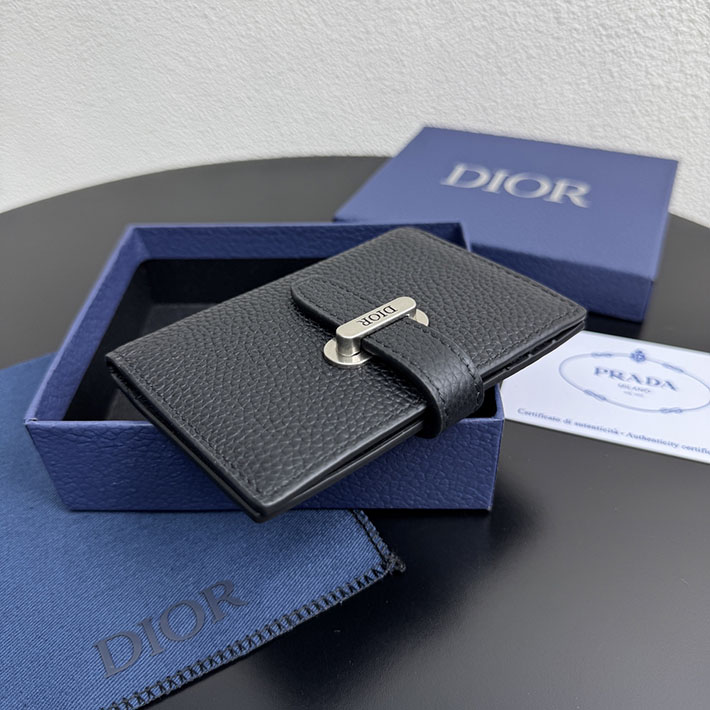 最高級ディオールスーパーコピー Dior メンズ ファスナー二つ折りカードケース ブラック 2634454 ディオール カードケース メンズ - 画像 (6)