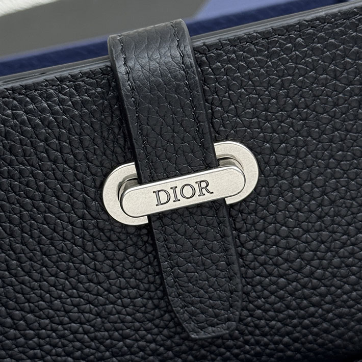 最高級ディオールスーパーコピー Dior メンズ ファスナー二つ折りカードケース ブラック 2634454 ディオール カードケース メンズ - 画像 (5)