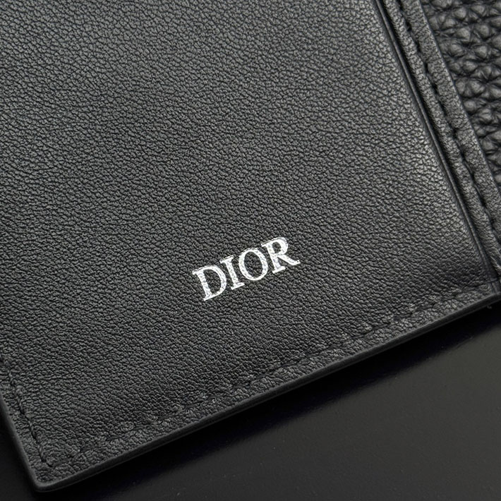 最高級ディオールスーパーコピー Dior メンズ ファスナー二つ折りカードケース ブラック 2634454 ディオール カードケース メンズ - 画像 (2)