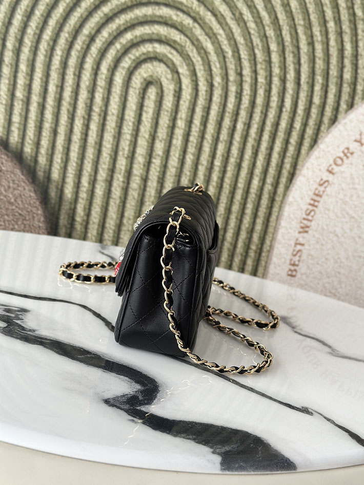 シャネル 新作バッグ 2026 CHANEL 11.12 クラシック ハンドバッグ ブラック AS1116-B24048-94305 シャネル バッグ マトラッセ ミニ - 画像 (9)