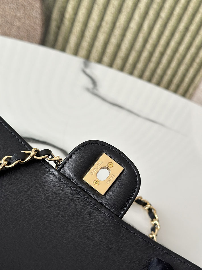 シャネル 新作バッグ 2026 CHANEL 11.12 クラシック ハンドバッグ ブラック AS1116-B24048-94305 シャネル バッグ マトラッセ ミニ - 画像 (2)