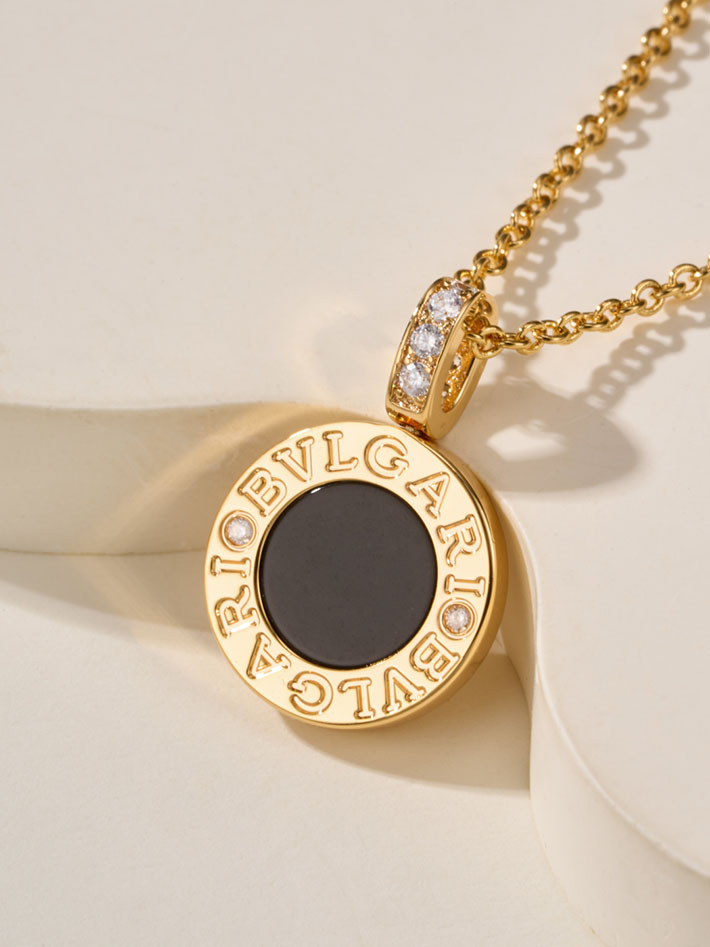 最高級ブルガリスーパーコピー BVLGARI ネックレス シェル オニキス ダイヤ ダイヤモンド ブルガリブルガリ BB リバーシブル 2634497 ブルガリネックレスコピー - 画像 (9)