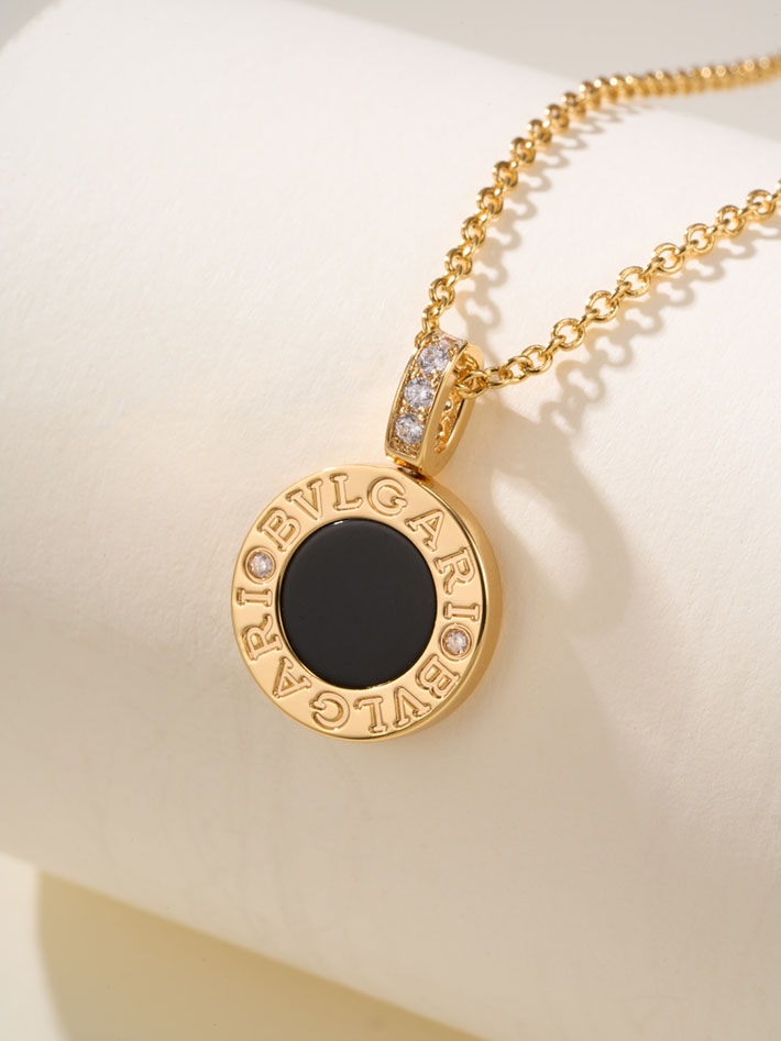 最高級ブルガリスーパーコピー BVLGARI ネックレス シェル オニキス ダイヤ ダイヤモンド ブルガリブルガリ BB リバーシブル 2634497 ブルガリネックレスコピー - 画像 (7)