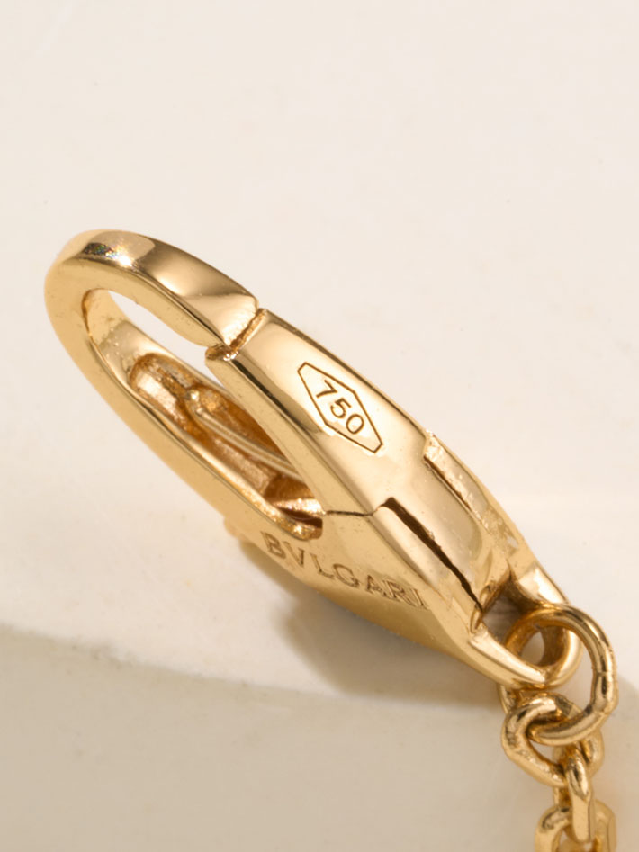 最高級ブルガリスーパーコピー BVLGARI ネックレス シェル オニキス ダイヤ ダイヤモンド ブルガリブルガリ BB リバーシブル 2634497 ブルガリネックレスコピー - 画像 (4)