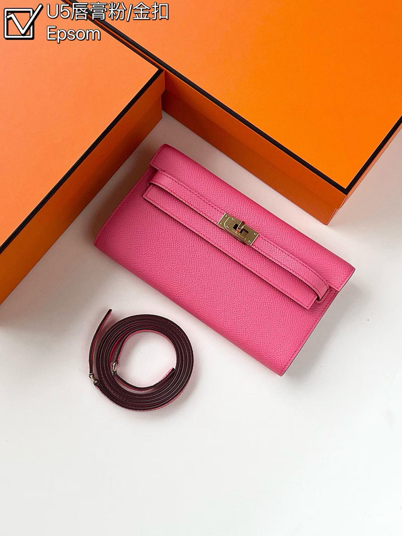 エルメス ケリートゥー・ゴー HERMES ケリーウォレット ロング トゥーゴー ヴォーエプソン 39色から選べます 2634583 ケリーウォレット ロング 定価 - 画像 (9)
