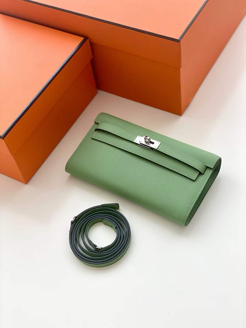 エルメス ケリートゥー・ゴー HERMES ケリーウォレット ロング トゥーゴー ヴォーエプソン 39色から選べます 2634583 ケリーウォレット ロング 定価 - 画像 (8)