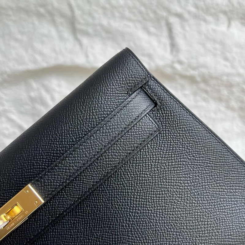 エルメスコピーの通販 HERMES 定価 ケリーエラン ブラック ヴォーエプソン ゴールド金具 H085208CC89 ケリーエラン 黒 - 画像 (9)