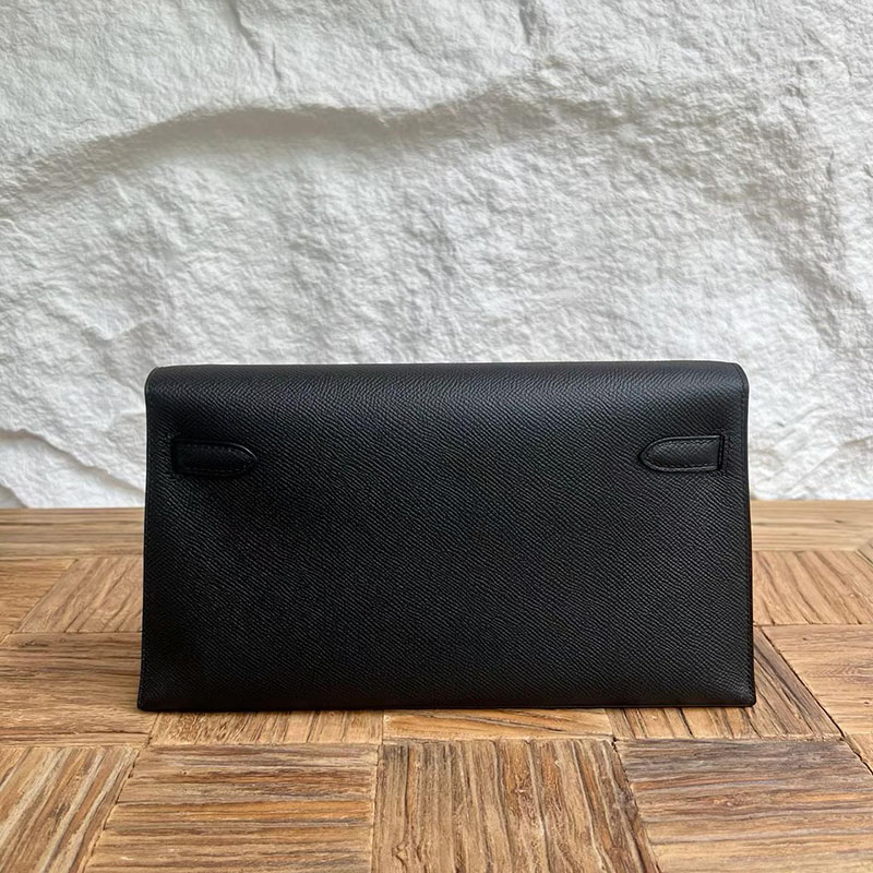 エルメスコピーの通販 HERMES 定価 ケリーエラン ブラック ヴォーエプソン ゴールド金具 H085208CC89 ケリーエラン 黒 - 画像 (8)