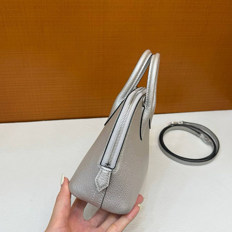 エルメスコピー通販 HERMES ボリード1923 ミニ アルジャン シェブルミゾル シルバー金具 H073444CK05 ミニボリード エルメス - 画像 (6)