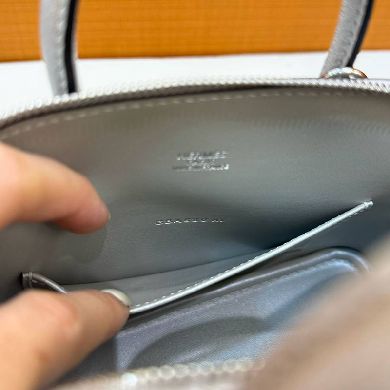 エルメスコピー通販 HERMES ボリード1923 ミニ アルジャン シェブルミゾル シルバー金具 H073444CK05 ミニボリード エルメス - 画像 (3)