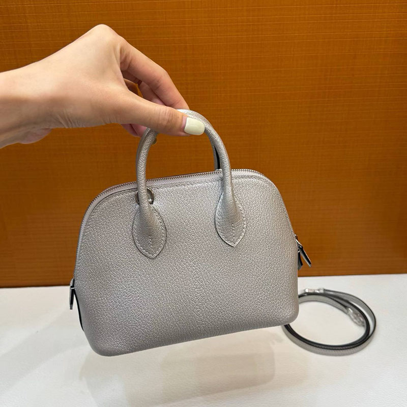 エルメスコピー通販 HERMES ボリード1923 ミニ アルジャン シェブルミゾル シルバー金具 H073444CK05 ミニボリード エルメス - 画像 (2)