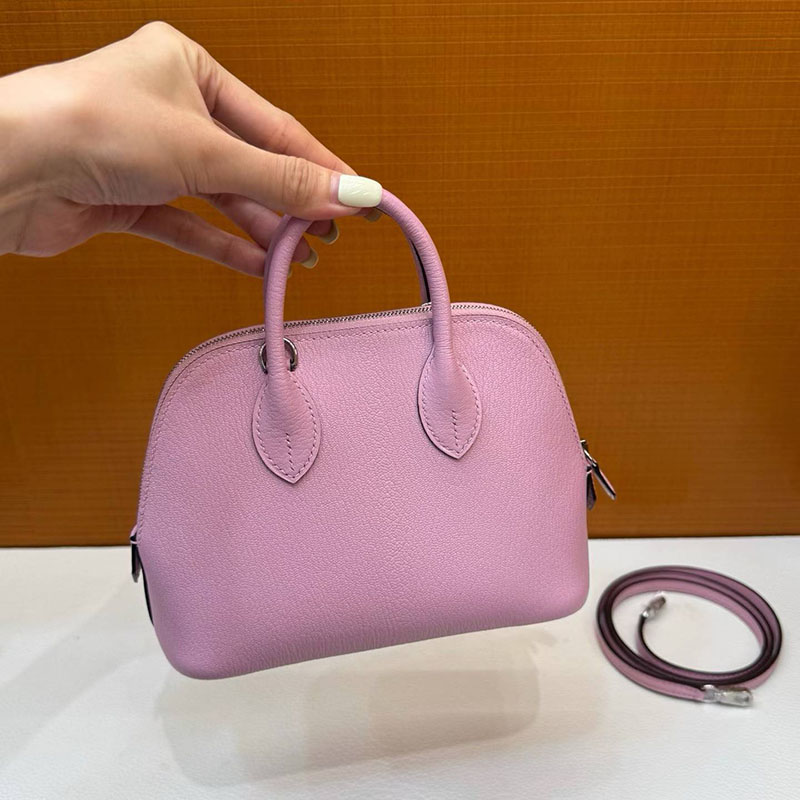 エルメスコピー通販 HERMES ボリード1923 ミニ モーヴシルベストル シェブルミゾル シルバー金具 H073444CKX9 エルメス ボリード ミニサイズ - 画像 (2)