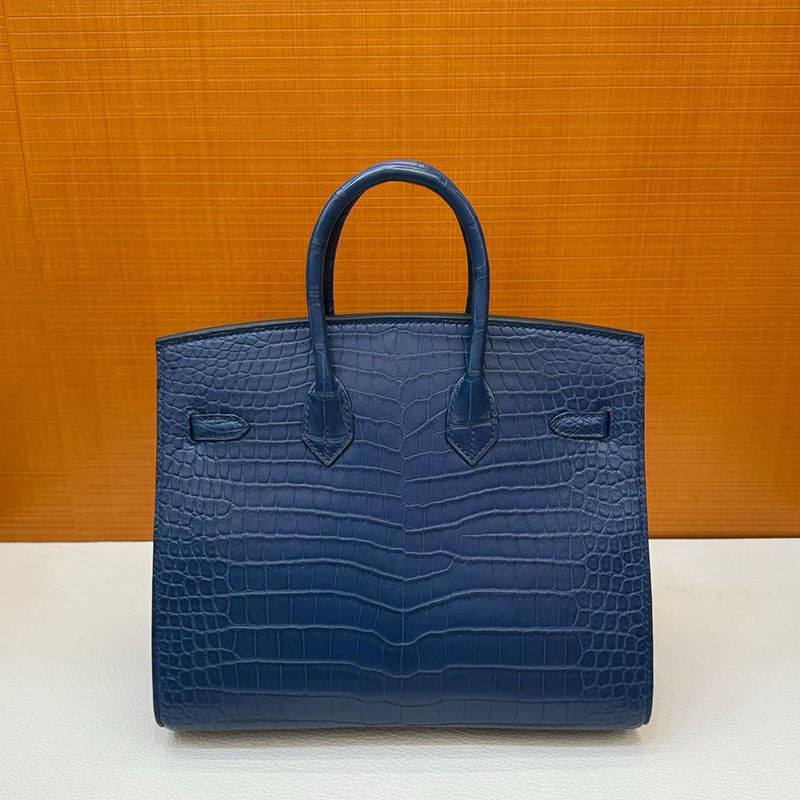 エルメスコピー通販 HERMES バーキン25 セリエ ブルードマルト クロコダイル シルバー金具 2634603 エルメス バーキン クロコダイル 定価 - 画像 (9)