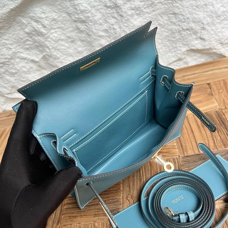 エルメスコピー通販 HERMES ケリーダンス2 ニューブルージーン スイフト ゴールド金具 H078402CCD2 エルメス リュック 公式 - 画像 (5)