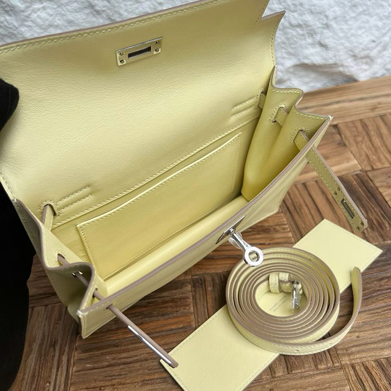 エルメスコピー通販 HERMES ケリーダンス2 ジョーヌミルトン スイフト シルバー金具 H078402CKI8 ケリーダンス 値段 - 画像 (5)
