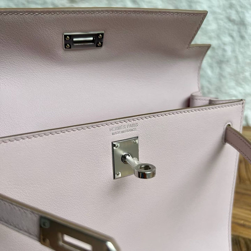 エルメスコピー通販 HERMES ケリーダンス2 モーヴペール スイフト シルバー金具 H078402CK09 エルメス リュック レザー - 画像 (3)