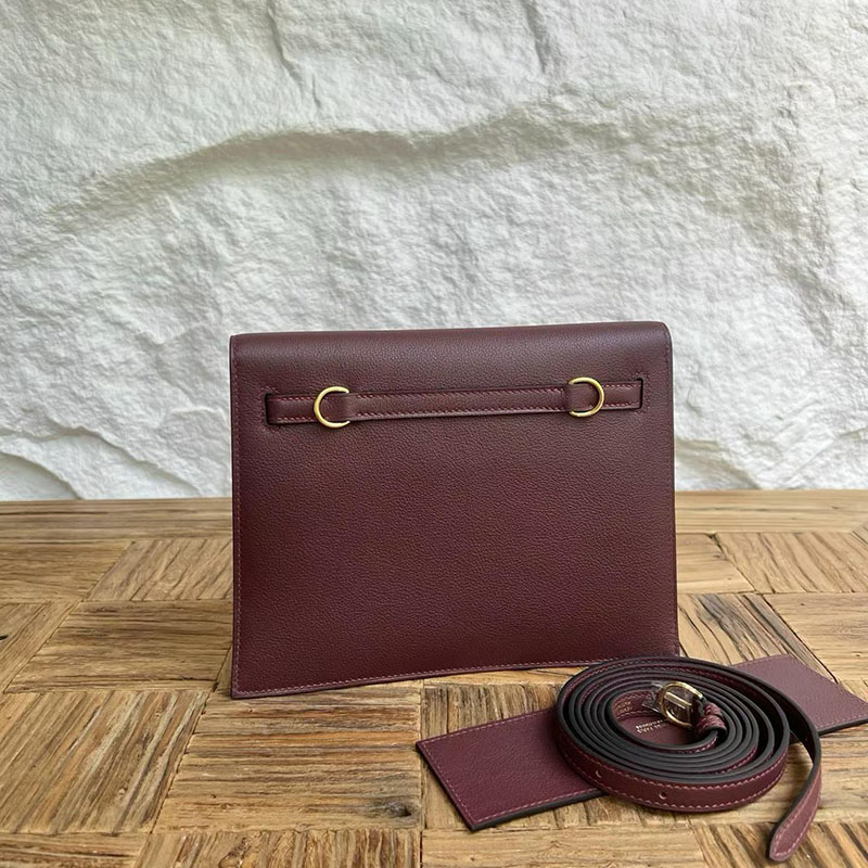 エルメスコピー通販 HERMES ケリーダンス2 ボルドー スイフト ゴールド金具 H078402CC57 ケリー ダンス リュック - 画像 (8)