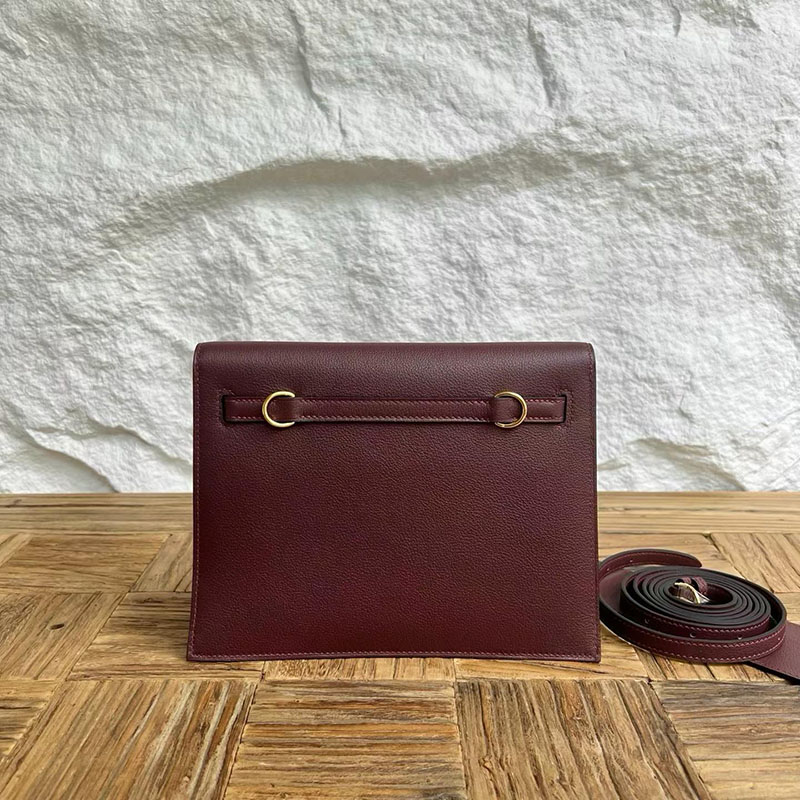エルメスコピー通販 HERMES ケリーダンス2 ボルドー スイフト ゴールド金具 H078402CC57 ケリー ダンス リュック - 画像 (4)