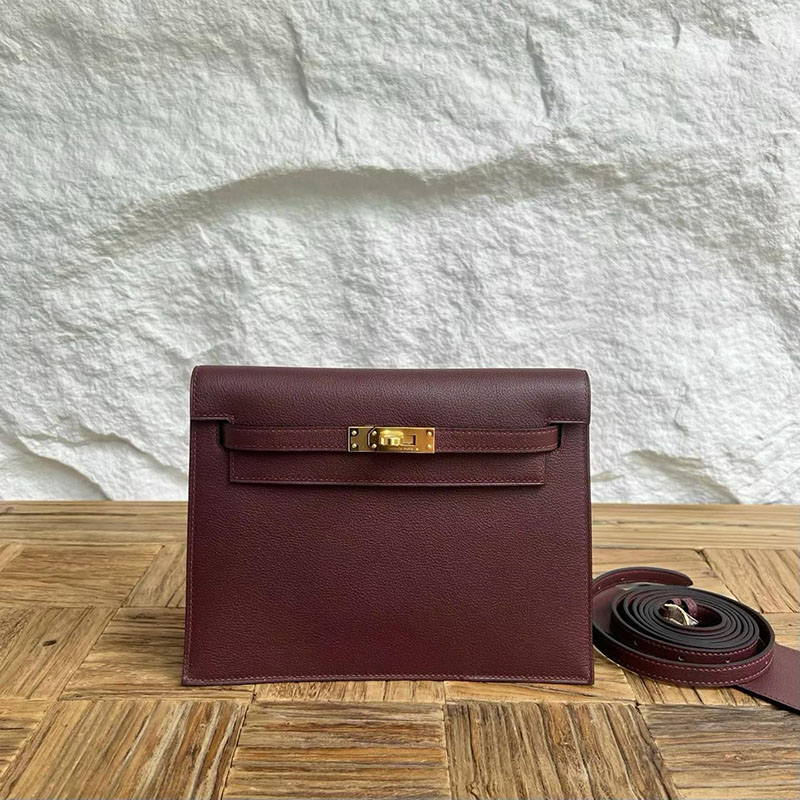 エルメスコピー通販 HERMES ケリーダンス2 ボルドー スイフト ゴールド金具 H078402CC57 ケリー ダンス リュック - 画像 (2)