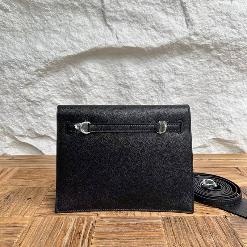 エルメスコピー通販 HERMES ケリーダンス2 黒 ブラック エバーカラー シルバー金具 H076241CK89 エルメス ケリーダンス2 - 画像 (4)