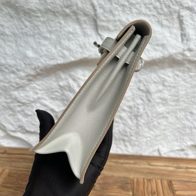 エルメスコピー通販 HERMES ケリーダンス2 パールグレー エバーカラー シルバー金具 H076241CK80 エルメス ケリーダンス - 画像 (6)