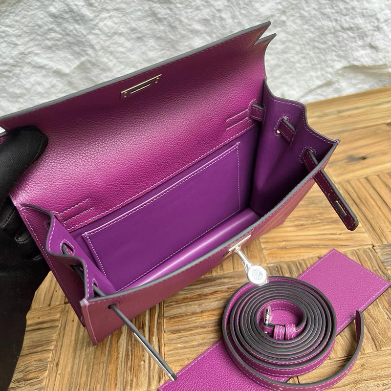 エルメスコピー通販 HERMES ケリーダンス2 アネモネ エバーカラー シルバー金具 H076241CKP9 エルメス リュック 公式 - 画像 (5)