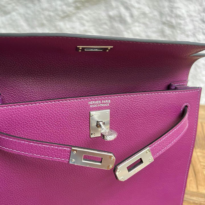エルメスコピー通販 HERMES ケリーダンス2 アネモネ エバーカラー シルバー金具 H076241CKP9 エルメス リュック 公式 - 画像 (4)