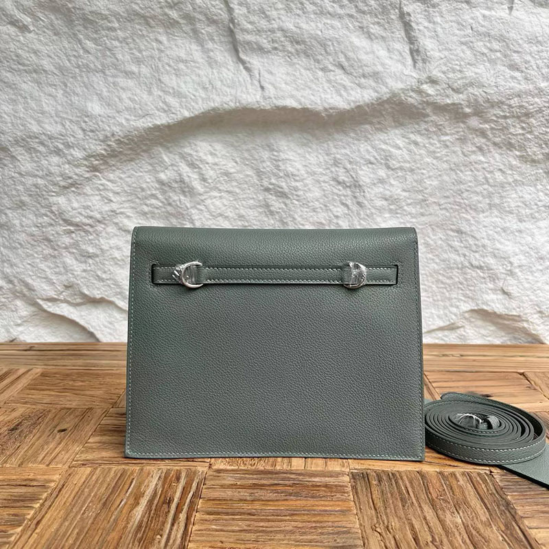 エルメスコピー通販 HERMES ケリーダンス2 ヴェールアマンド エバーカラー シルバー金具 H076241CK63 エルメス リュック レザー - 画像 (8)