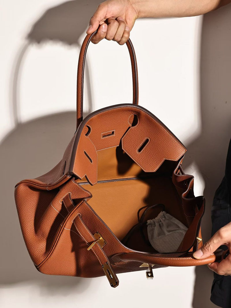 エルメスコピー通販 HERMES ショルダーバーキン42 ゴールド トリヨンクレマンス ゴールド金具 H044927CC37 エルメス ショルダーバーキン29 - 画像 (2)