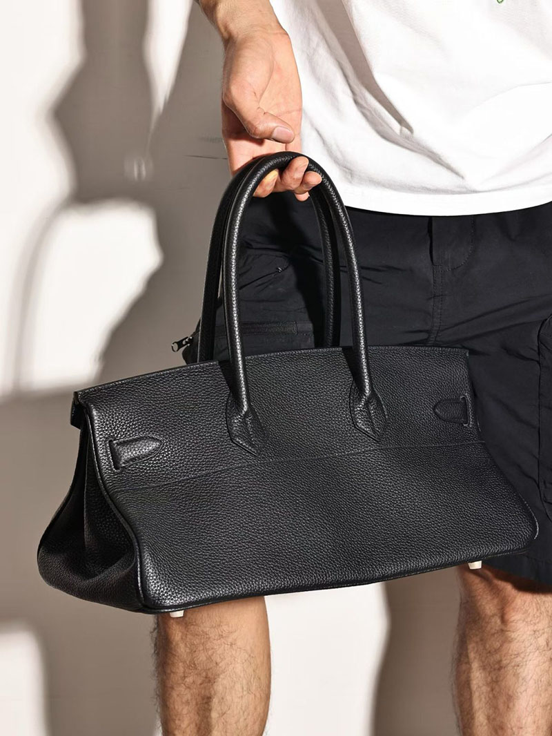エルメスコピー通販 HERMES ショルダーバーキン42 黒 ブラック トリヨンクレマンス ゴールド金具 H044927CC89 エルメス バーキン メンズ - 画像 (3)